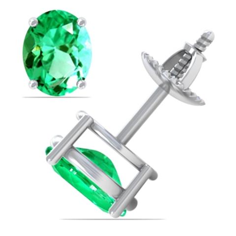 $2166 : Buy 0.97cttw Emerald Earrings image 1