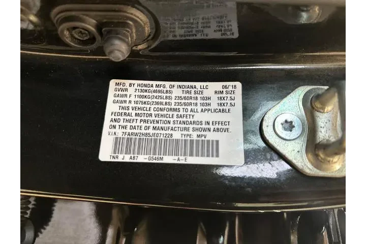 $16412 : Honda CR-V 2018 AWD EX-L 4dr image 10