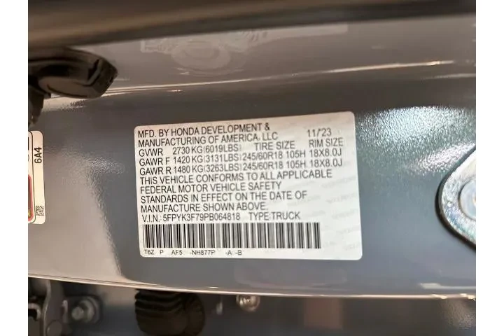 $34374 : Honda Ridgeline 2023 AWD RTL image 10