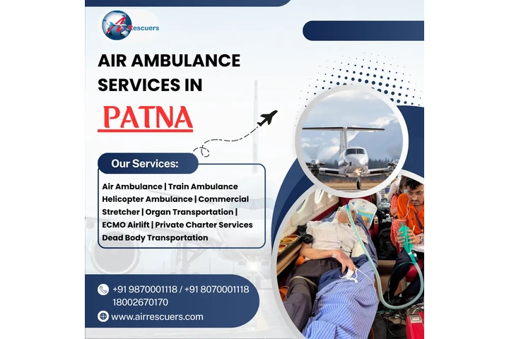 Patna Air Ambulance – Because image 1