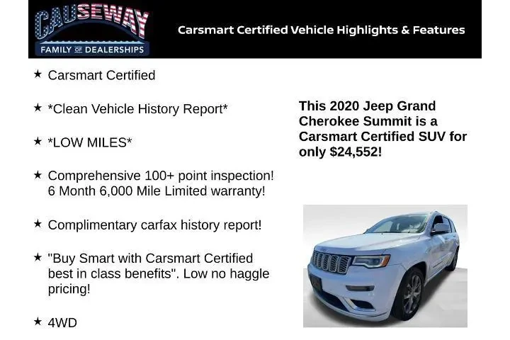 $24552 : Jeep Grand Cherokee 2020 4x4 image 2