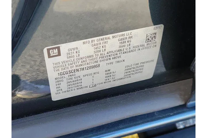 $15043 : Chevrolet Colorado 2017 4x2 image 5