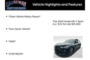 $25463 : Honda HR-V 2024 AWD Sport 4d thumbnail