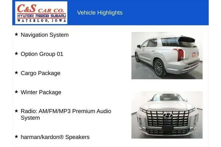 $33490 : Hyundai PALISADE 2023 Callig image 7