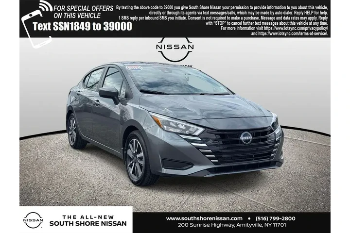 $17625 : Nissan Versa 2025 SV 4dr Sed image 1