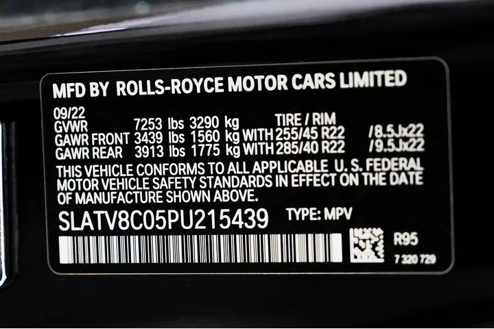 $359990 : 2023 Cullinan Black Badge image 1