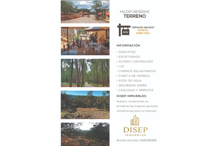 $850000 : Terreno Sierra Mazati image 1