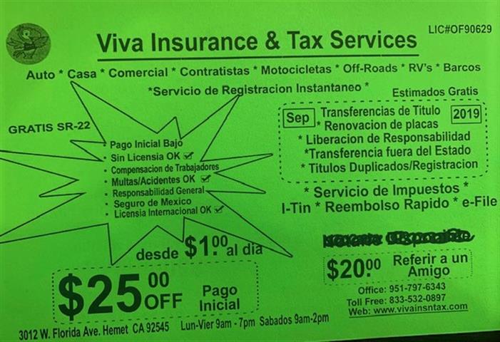 Viva Insurance & Tax Services image 4