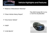 $24853 : Honda HR-V 2023 AWD LX 4dr C thumbnail