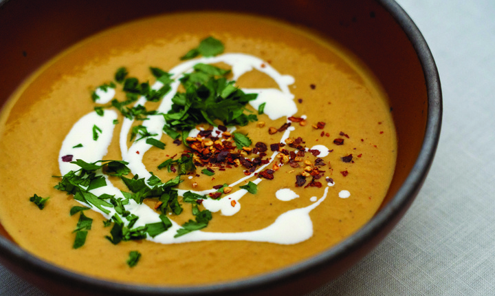 Sopa dulce de calabaza