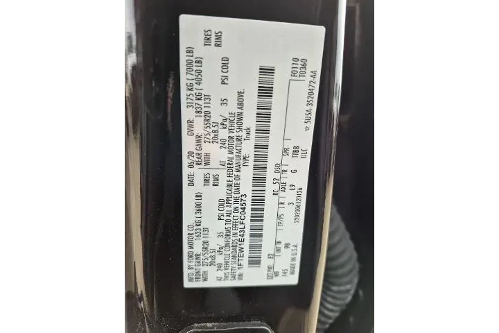 $30981 : Ford F-150 2020 4x4 XL 4dr S image 5