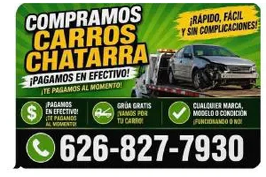 COMPRAMOS CARROS CHATARRA en Los Angeles