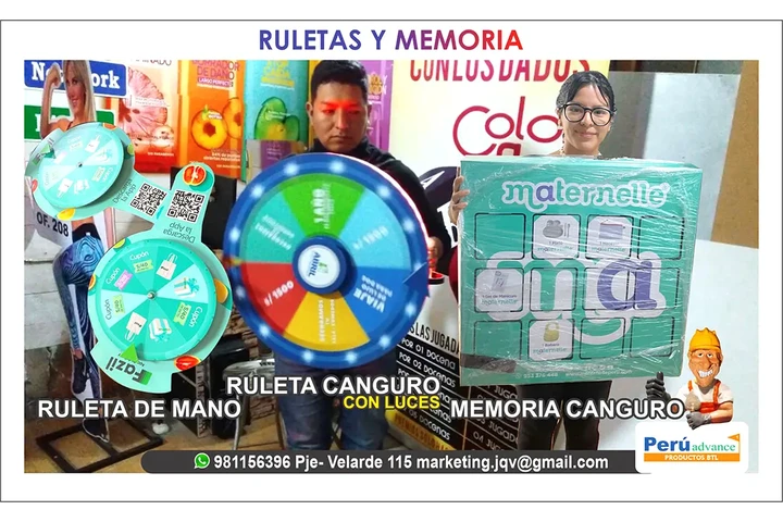 RULETAS DE MESA Y CANGURO image 2
