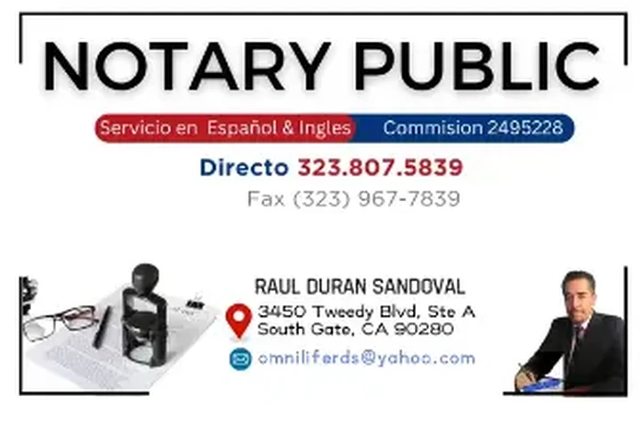 NOTARY PUBLIC  & SEGUROS AUTO image 1