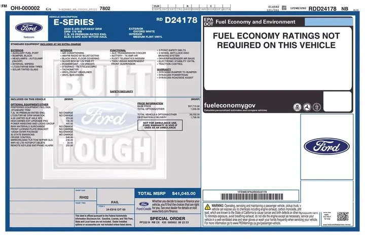 $39900 : Ford E-Series 2024 E-350 SD image 2