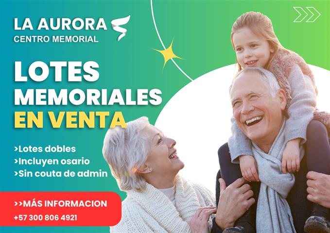 $8000000 : Lotes Memoriales / Funerarios image 1