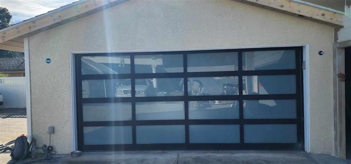 Full glass view garage door image 2