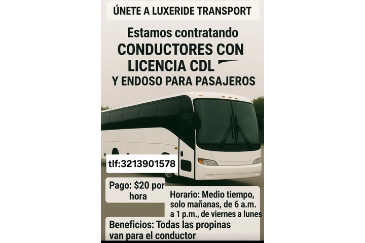 Estamos buscando CONDUCTORES C image 1