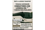 Estamos buscando CONDUCTORES C en Orlando
