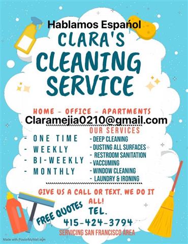 Clara Cleaning services !!!!!! image 1