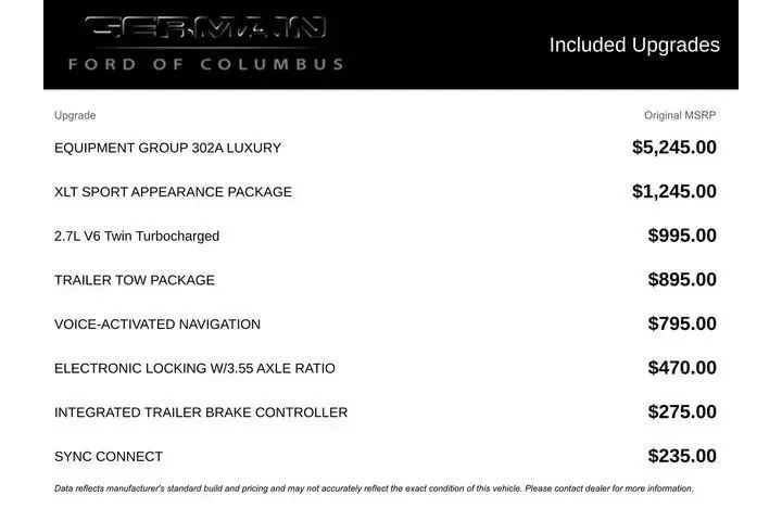 $13995 : Ford F-150 2017 4x4 XLT 4dr image 10