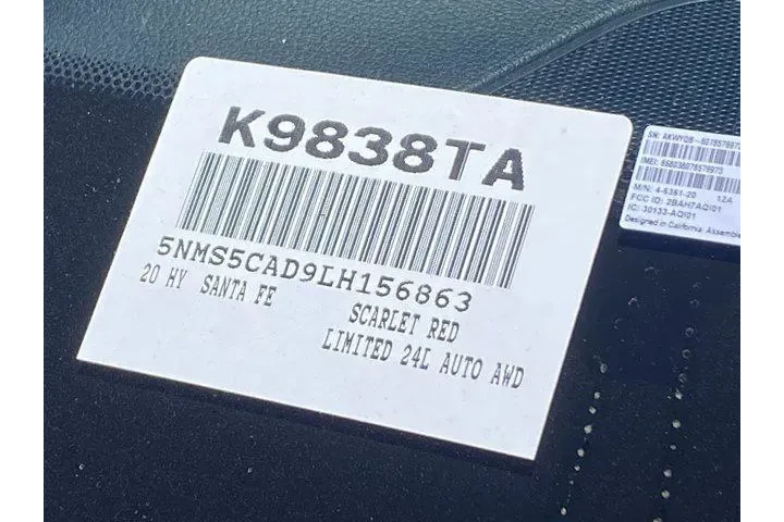 $20991 : Hyundai SANTA FE 2020 AWD Li image 4