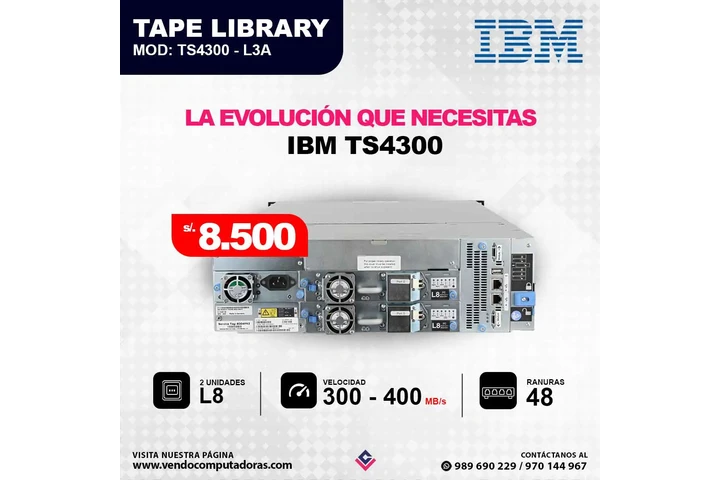 $8500 : Tape library IBM TS4300 - L3A image 5
