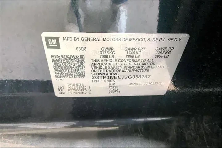 $19991 : GMC Sierra 1500 2018 4x2 SLT image 8