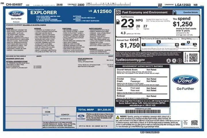 $23470 : Ford Explorer 2020 AWD Limit image 2