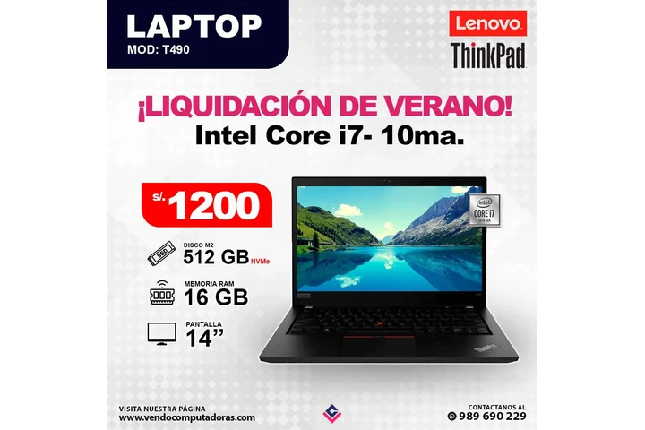 Laptop Core i7 - 10ma Gen. image 1
