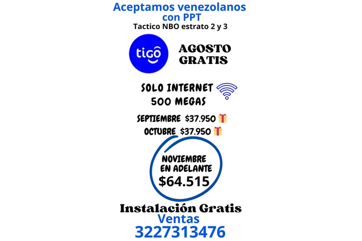 Tigo TV más internet 200 megas image 1