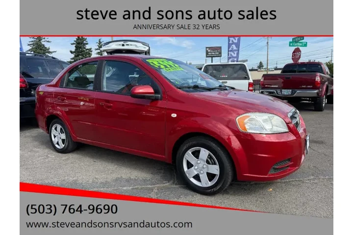 $5995 : 2008 Aveo LS image 1