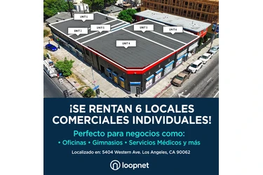 Renta de locales comerciales en Los Angeles