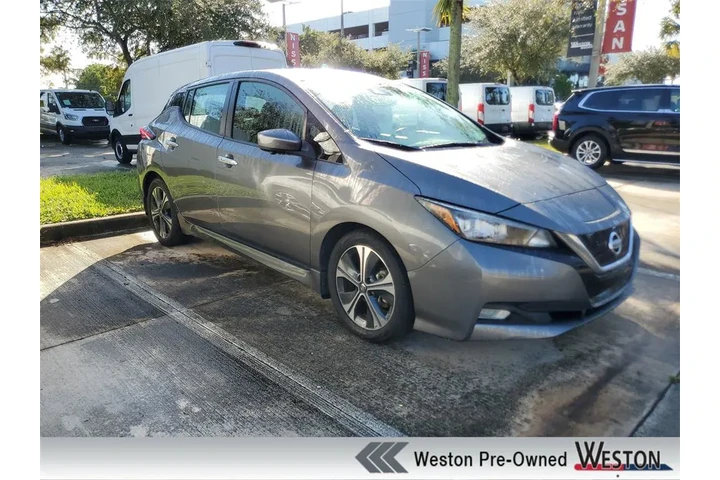 $12495 : Nissan LEAF 2021 SV 4dr Hatc image 1