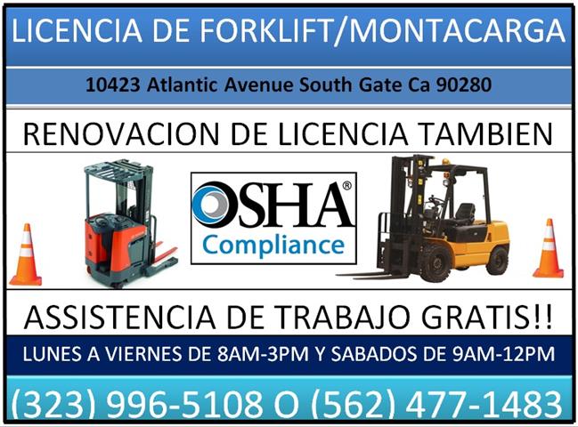 Forklift Cert/ License image 2