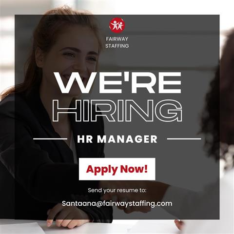 Now Hiring HR Manager image 1