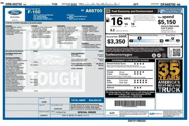 $11495 : Ford F-150 2013 4x4 Lariat 4 image 9