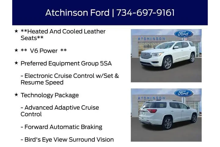 $19000 : GMC Acadia 2019 4x4 Denali 4 image 8