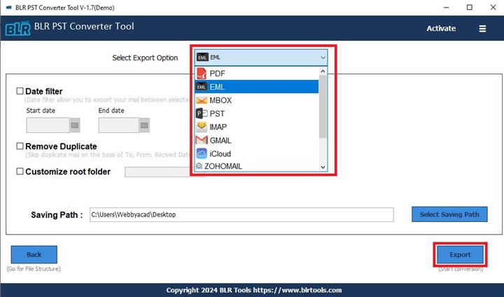 BLR PST Converter Software image 4