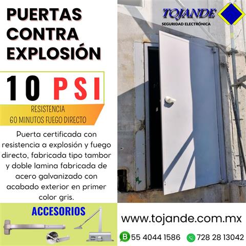 PUERTAS ANTI EXPLOSIÓN TOJANDE image 1