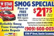 🌟SMOG SPECIAL $21.75🌟 en Los Angeles