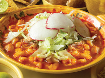 Pozole de camarón estilo Nayarit