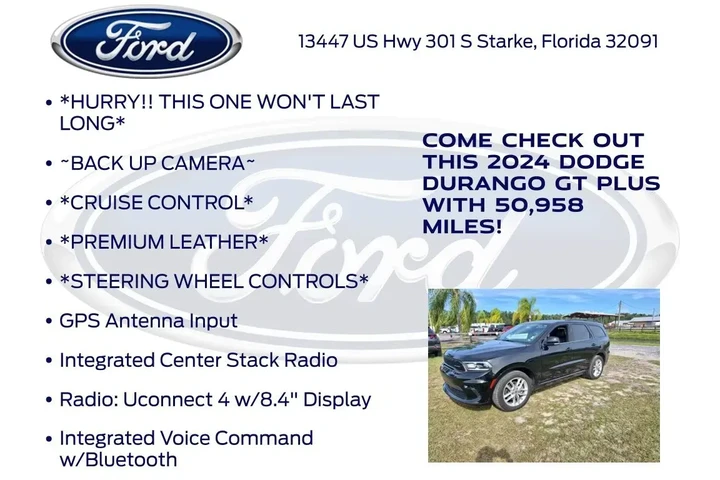 $28944 : Dodge Durango 2024 GT 4dr SU image 9