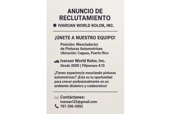 Mezclador de Pinturas Automotr image 1