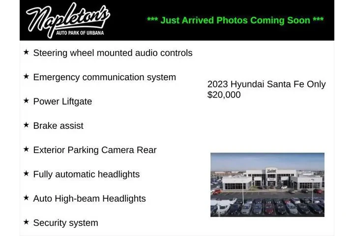 $20000 : Hyundai SANTA FE 2023 SEL 4d image 2