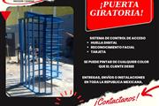 Puerta Giratoria tres brazos en Oaxaca