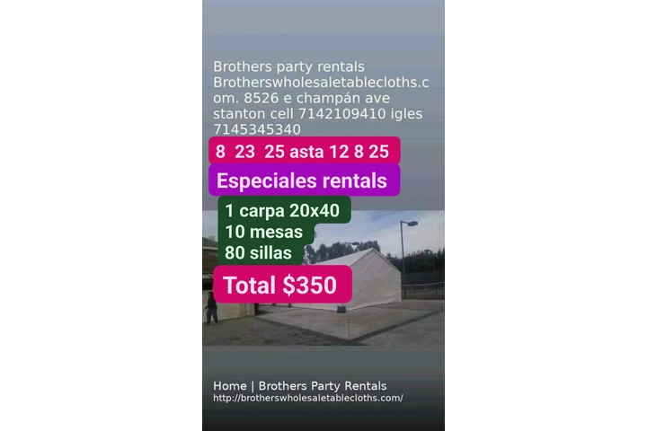 Party rentals 24 HRS 7 Days image 7