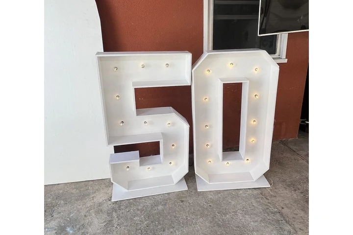 Marquee numbers 4ft image 3