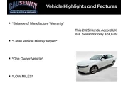 $24676 : Honda Accord 2025 LX 4dr Sed thumbnail