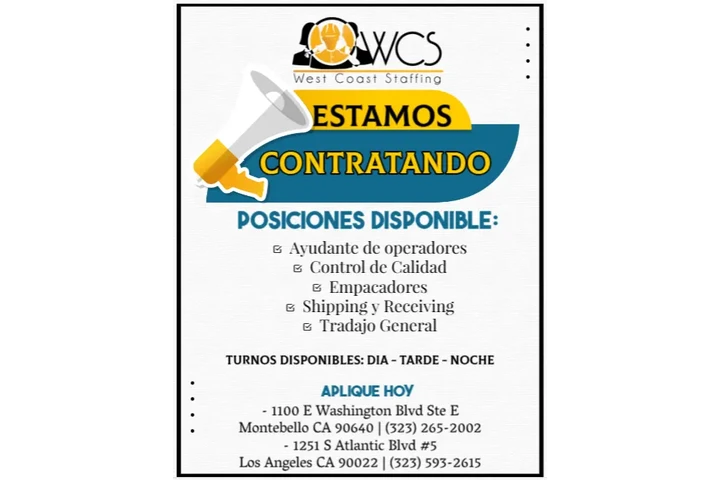 ESTAMOS CONTRATANDO image 1